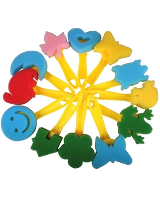 Esponjas con mango plástico 12 diseños surtidos