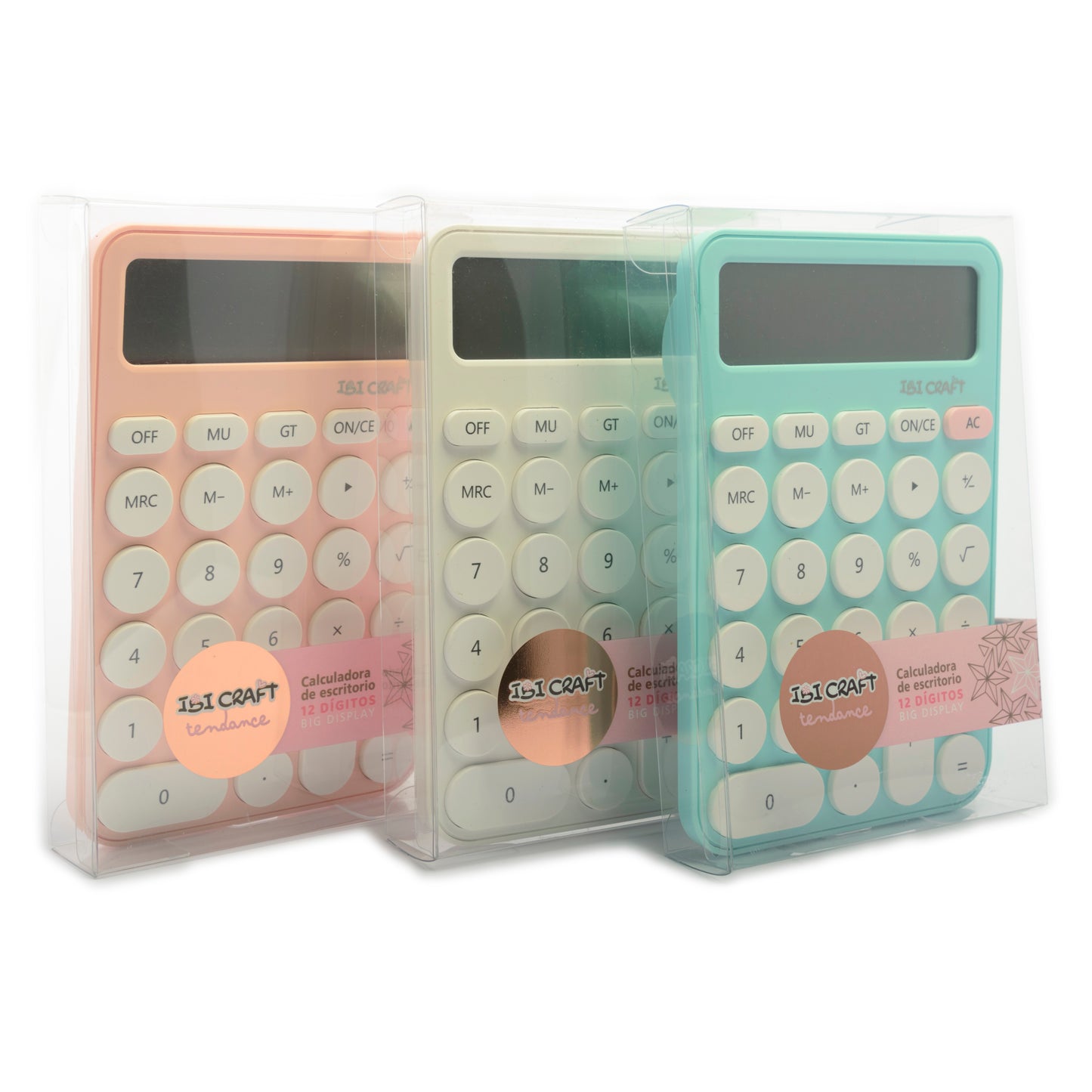 Calculadora Ibi Craft Tendance colores pastel