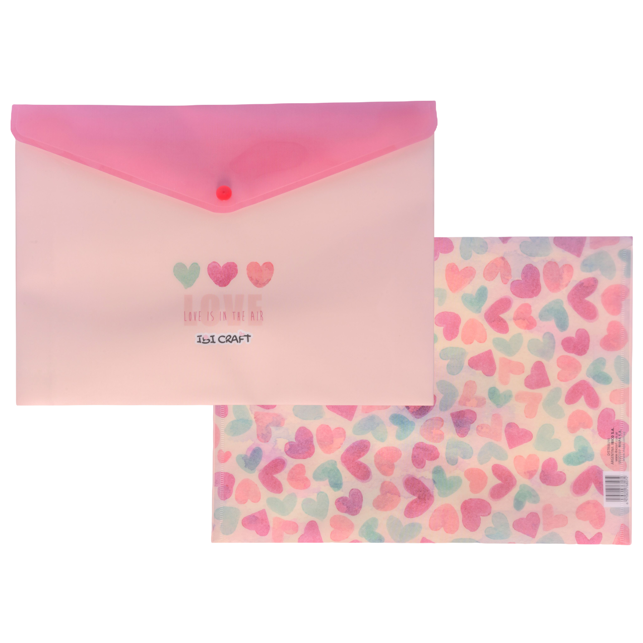 Sobre de Pvc Ibi Craft con broche