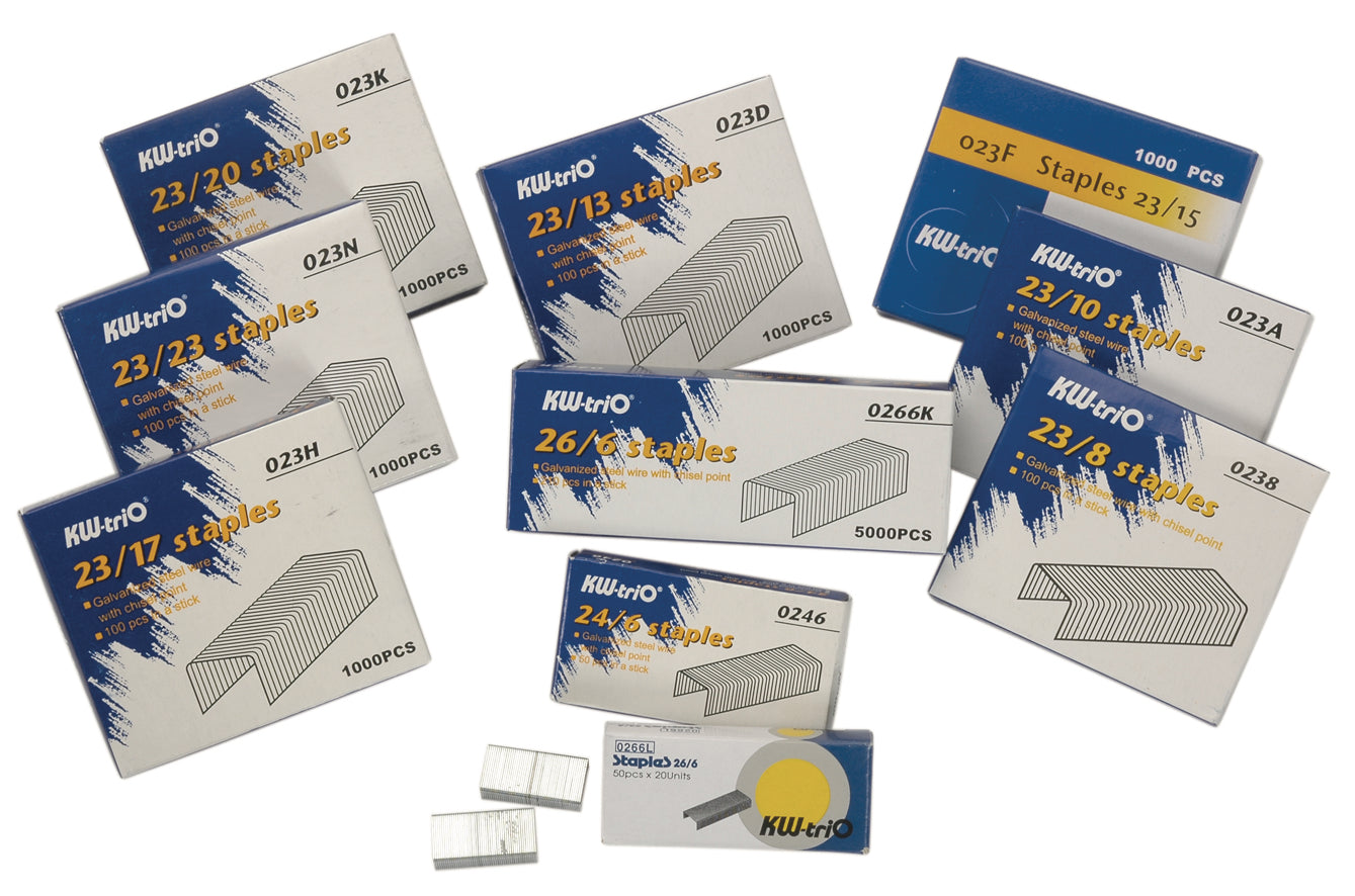 Broches para abrochadora Kw Trio 23/8