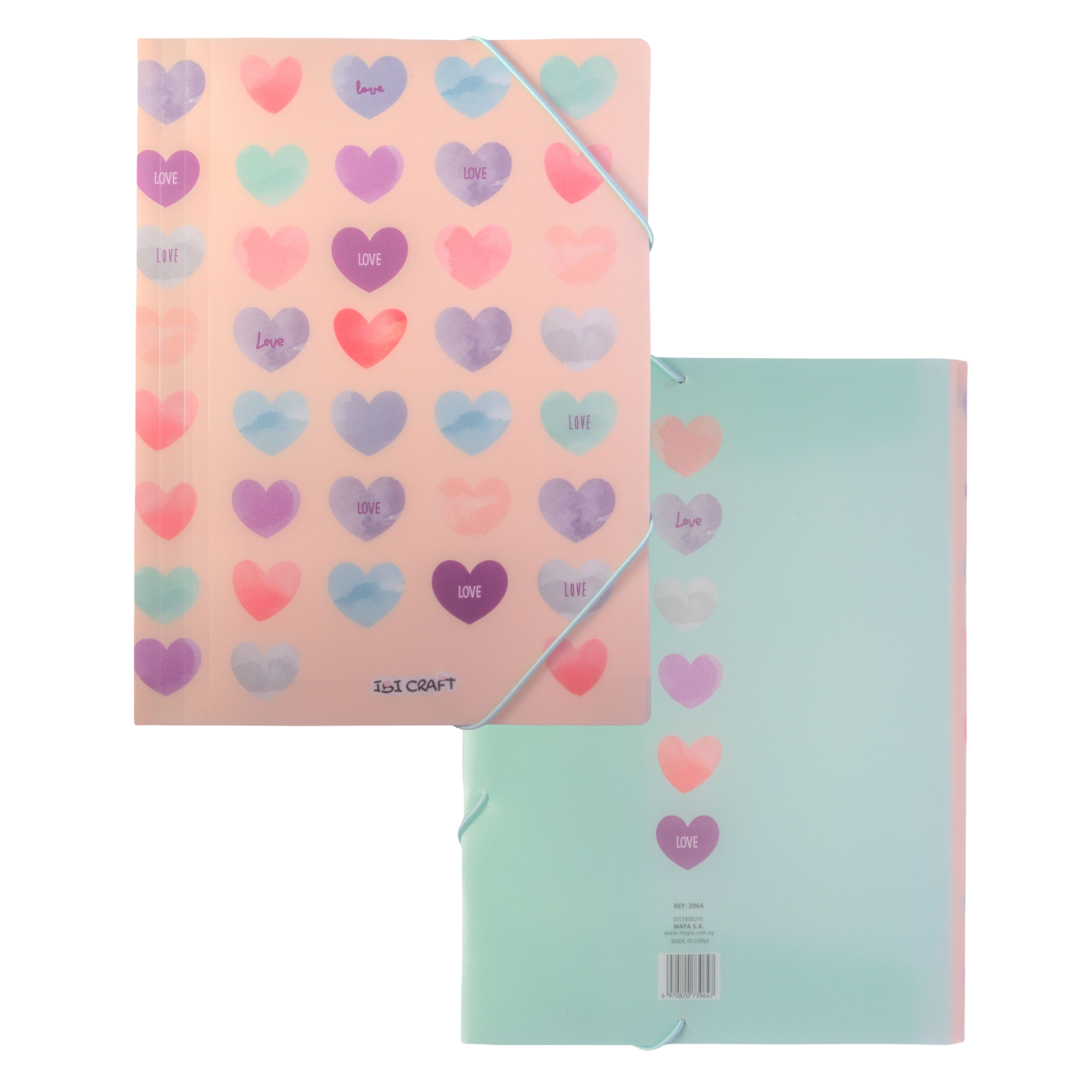 Carpeta Ibi Craft A4 pvc con elástico