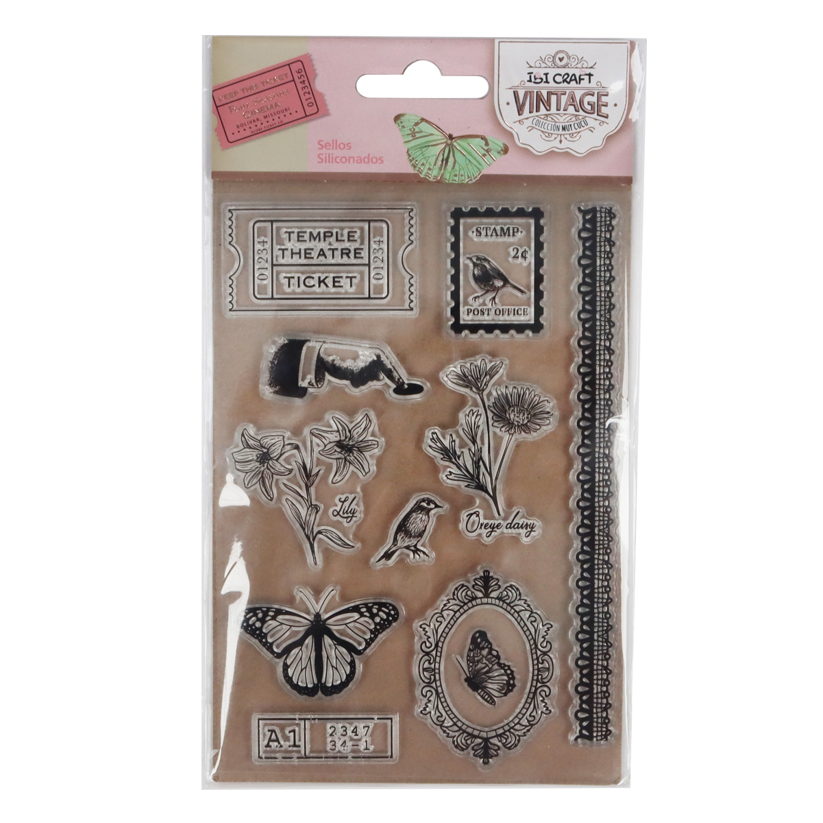 Sellos de Silicona " Mix Vintage"