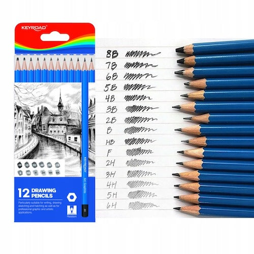 Set de 12 lápices graduados