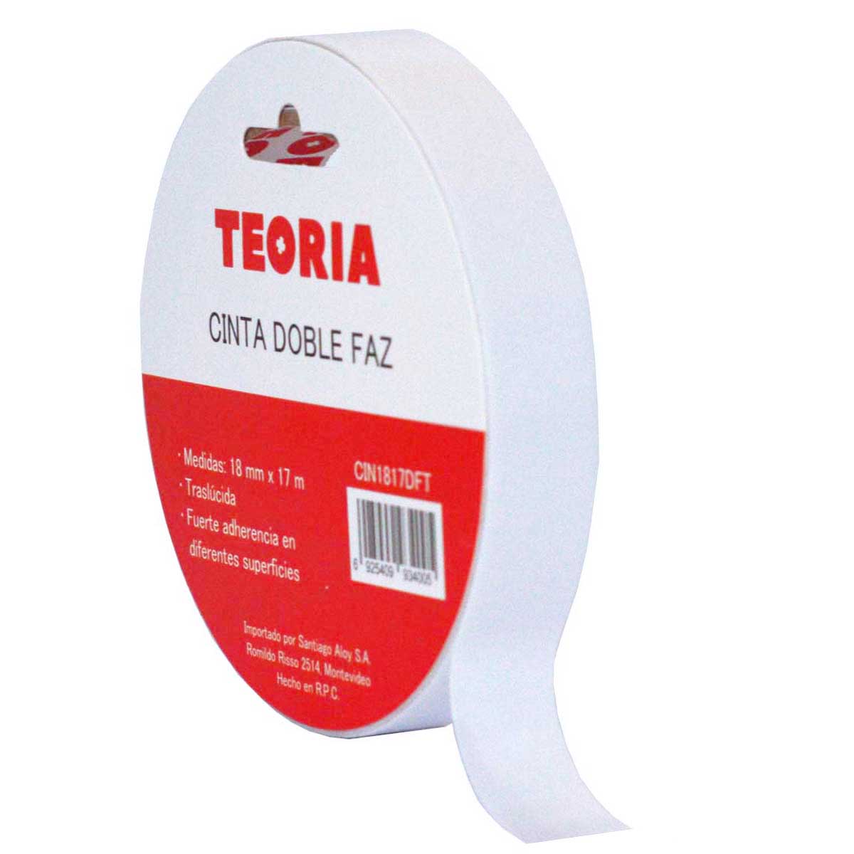 Cinta adhesiva Teoría doble faz 18mm