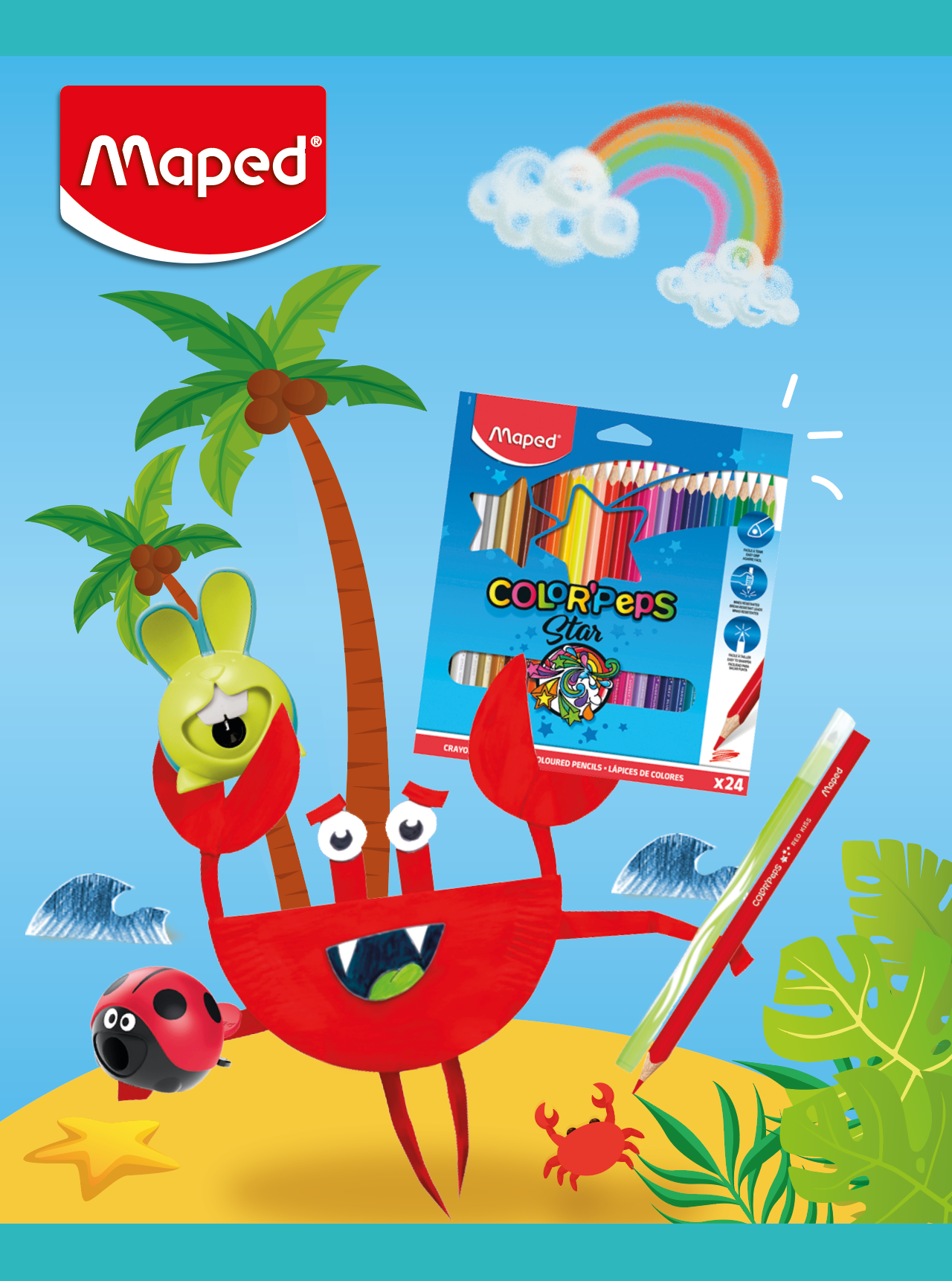 Cuaderno Maped Rayado de 48 hojas