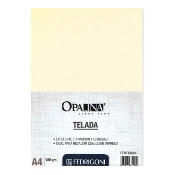 Opalina Telada Crema A4 225g x hoja