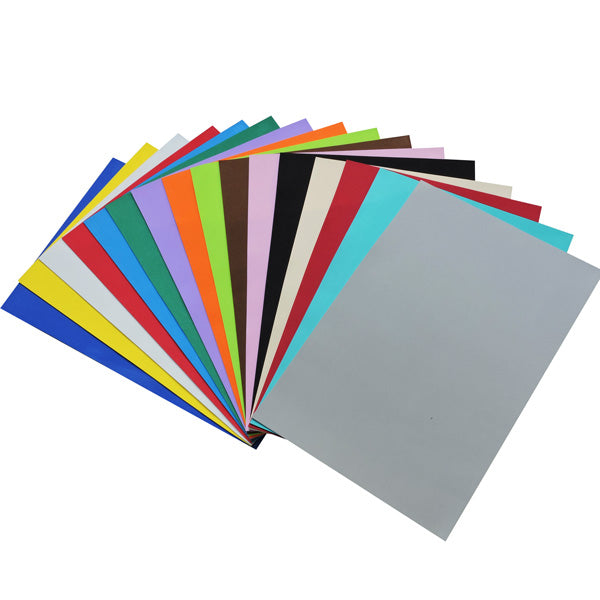 Goma Eva A4 con Brillantina x 10 colores