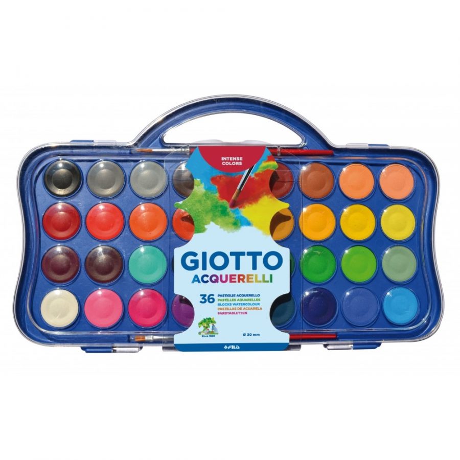 Acuarelas Giotto 36 colores