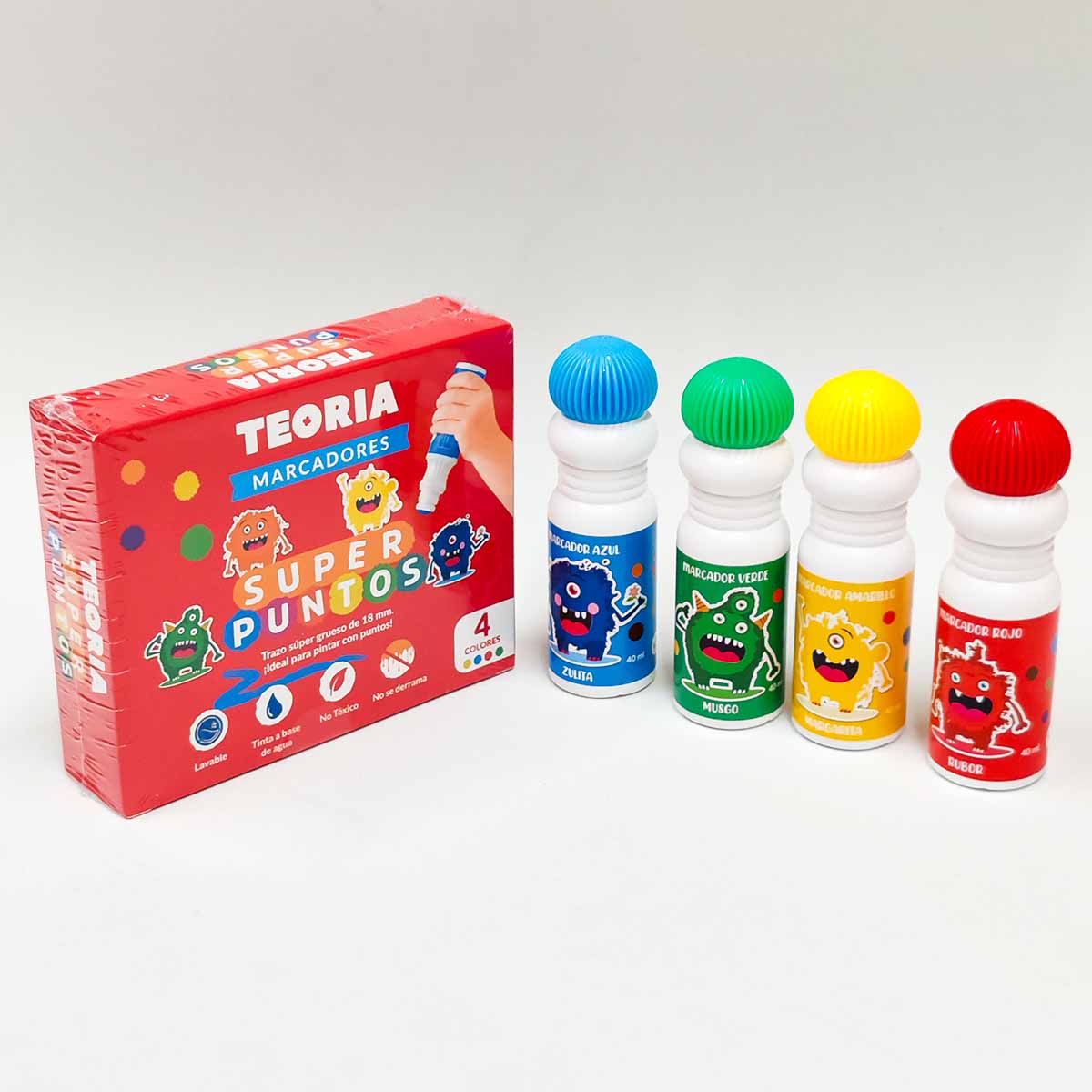 Marcadores Teoria de puntos x 4