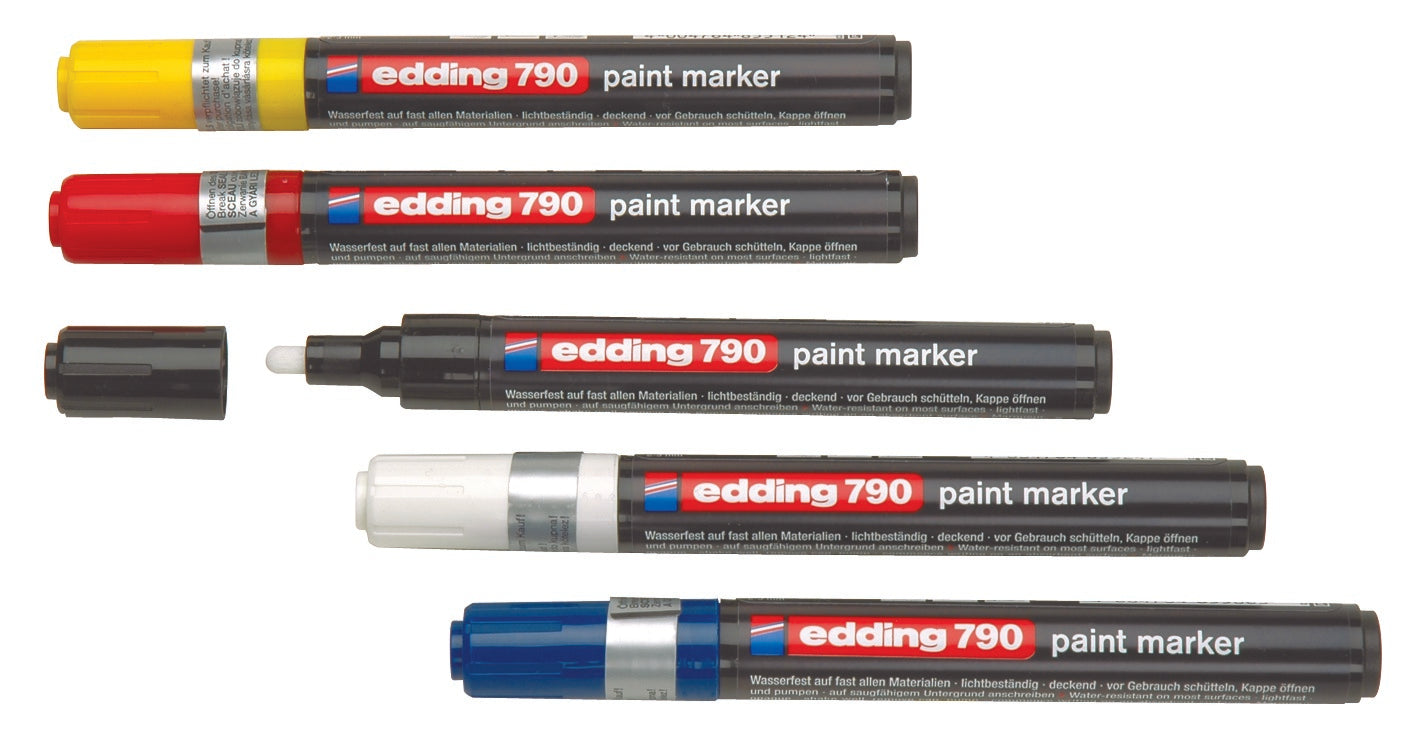 Marcador permanente Edding 790 Blanco