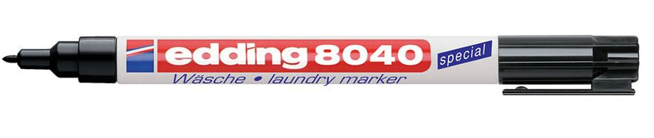 Marcador permanente Edding 8040 negro