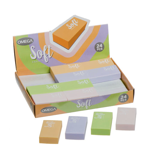 Goma de borrar Omega Soft