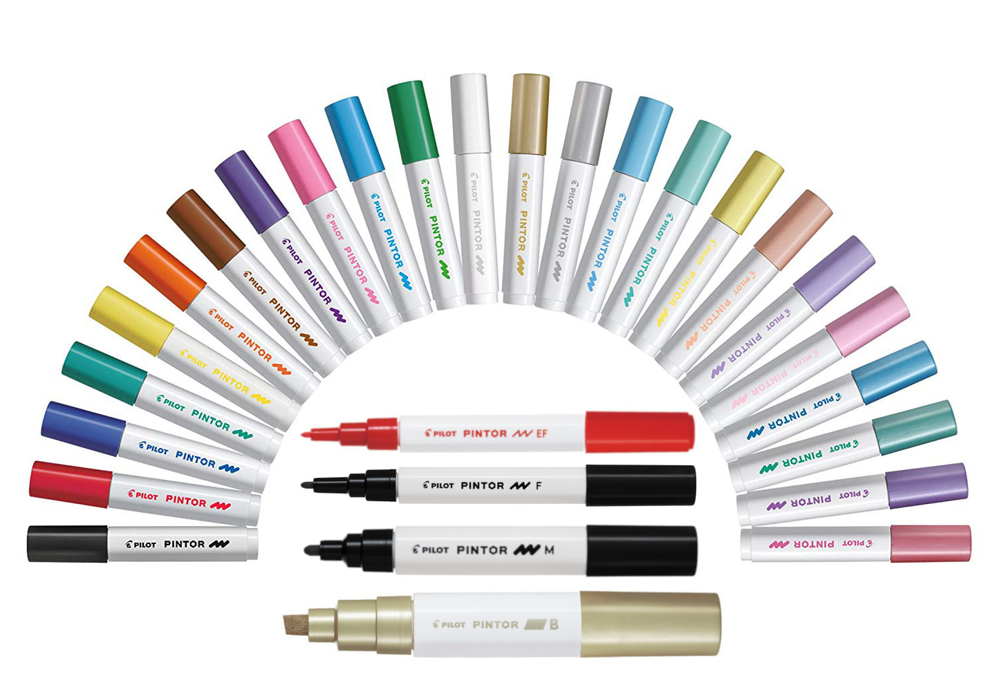 Marcador Pilot Pintor trazo M, F, o EF