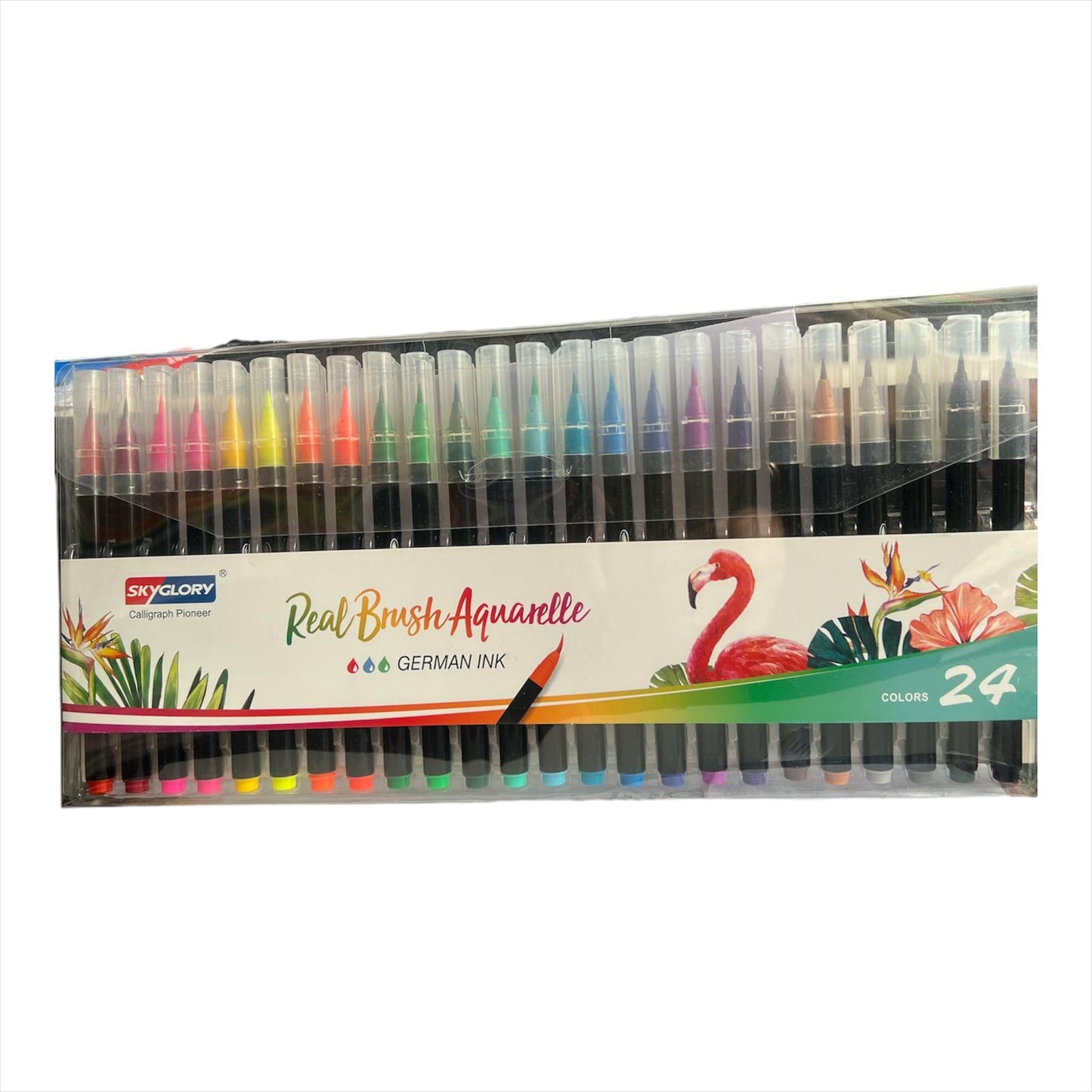 Marcadores Skyglory punta de pincel x 24
