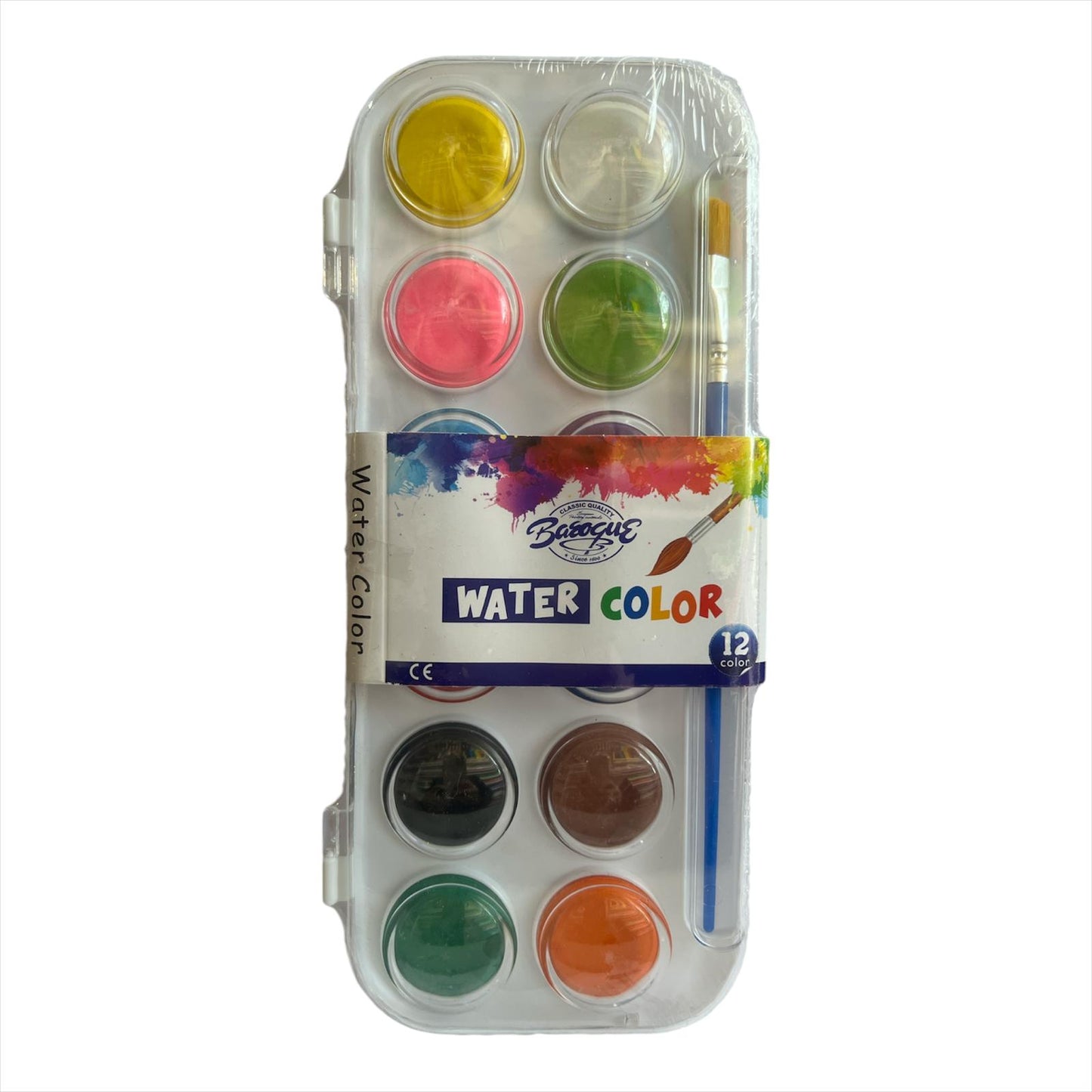 Acuarelas 12 colores