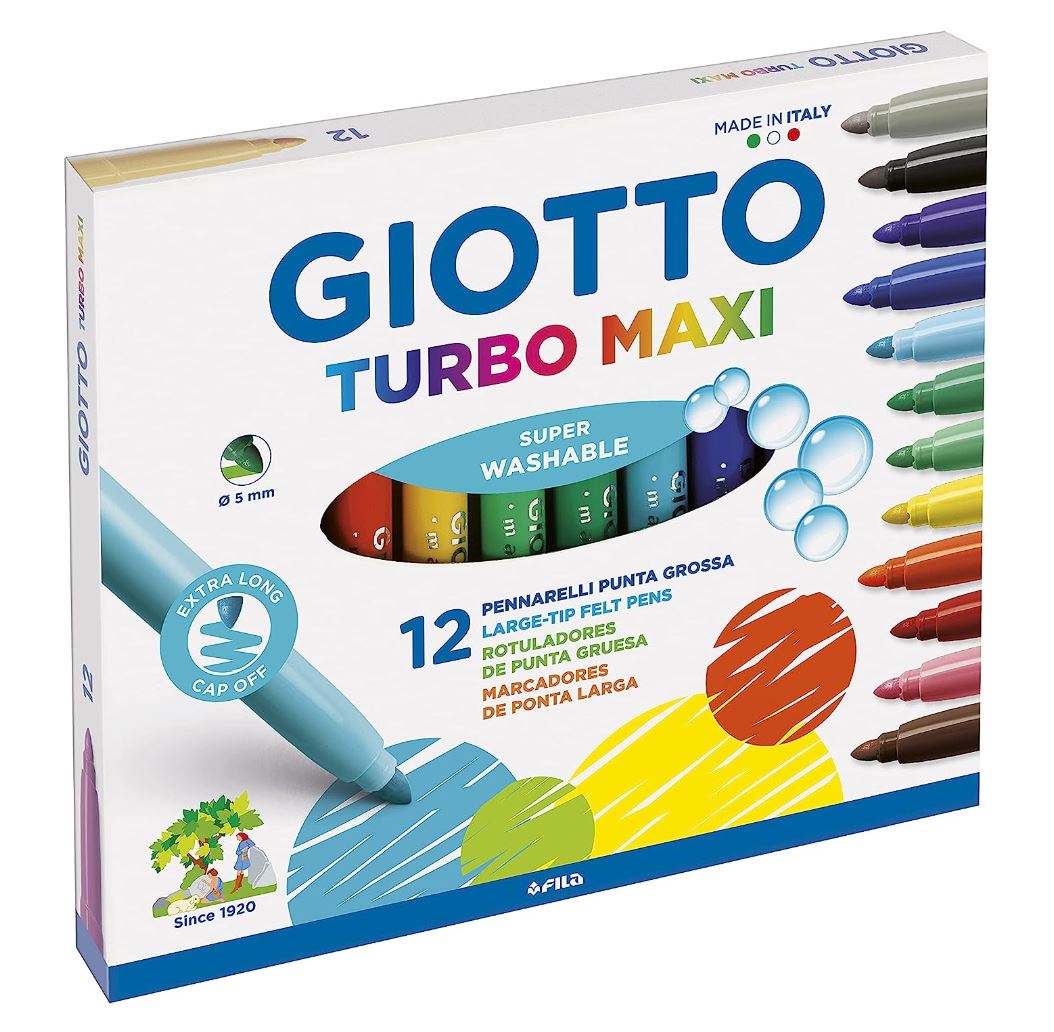 Marcadores Giotto gruesos x 12