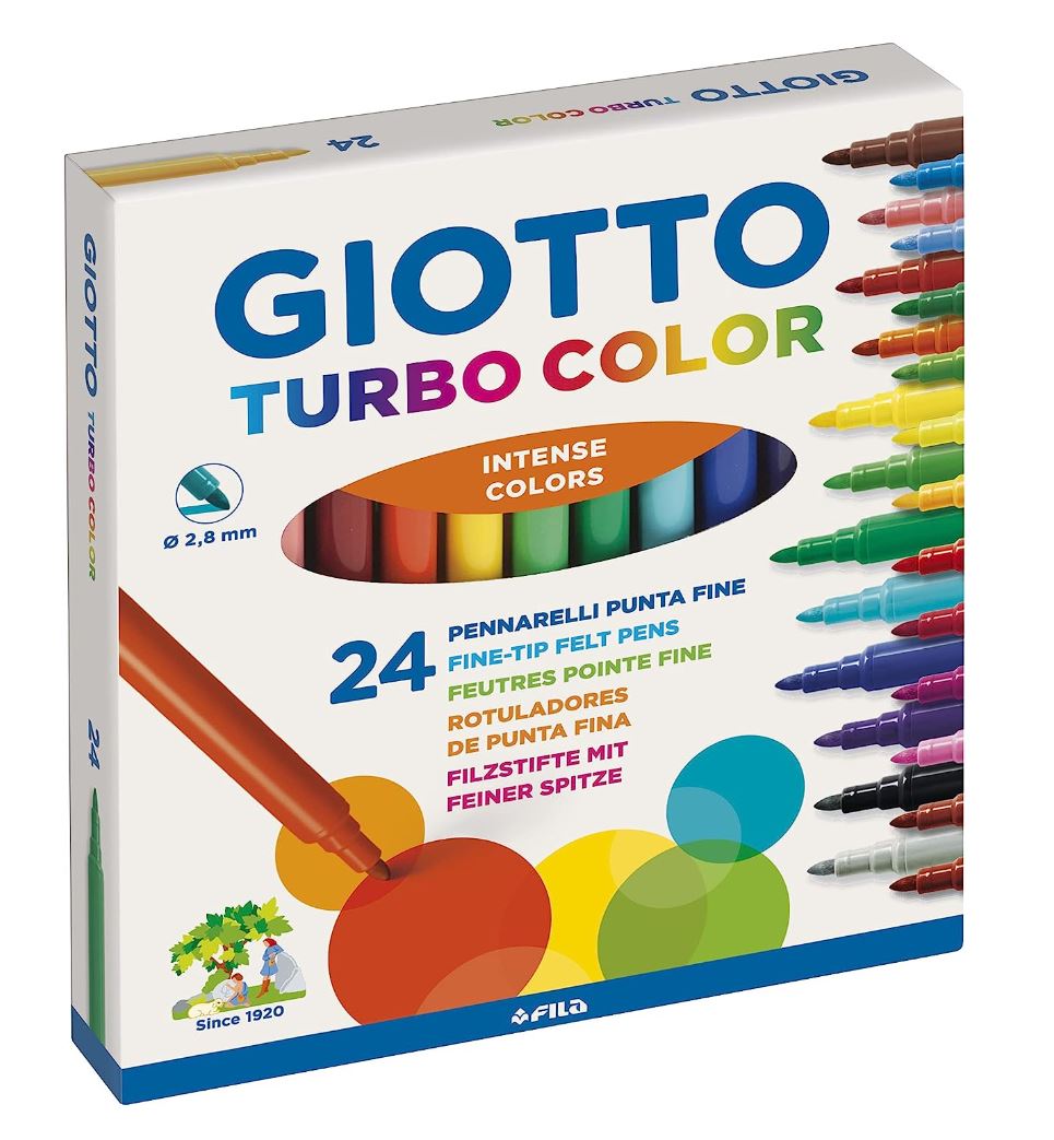 Marcadores Giotto finos x 24