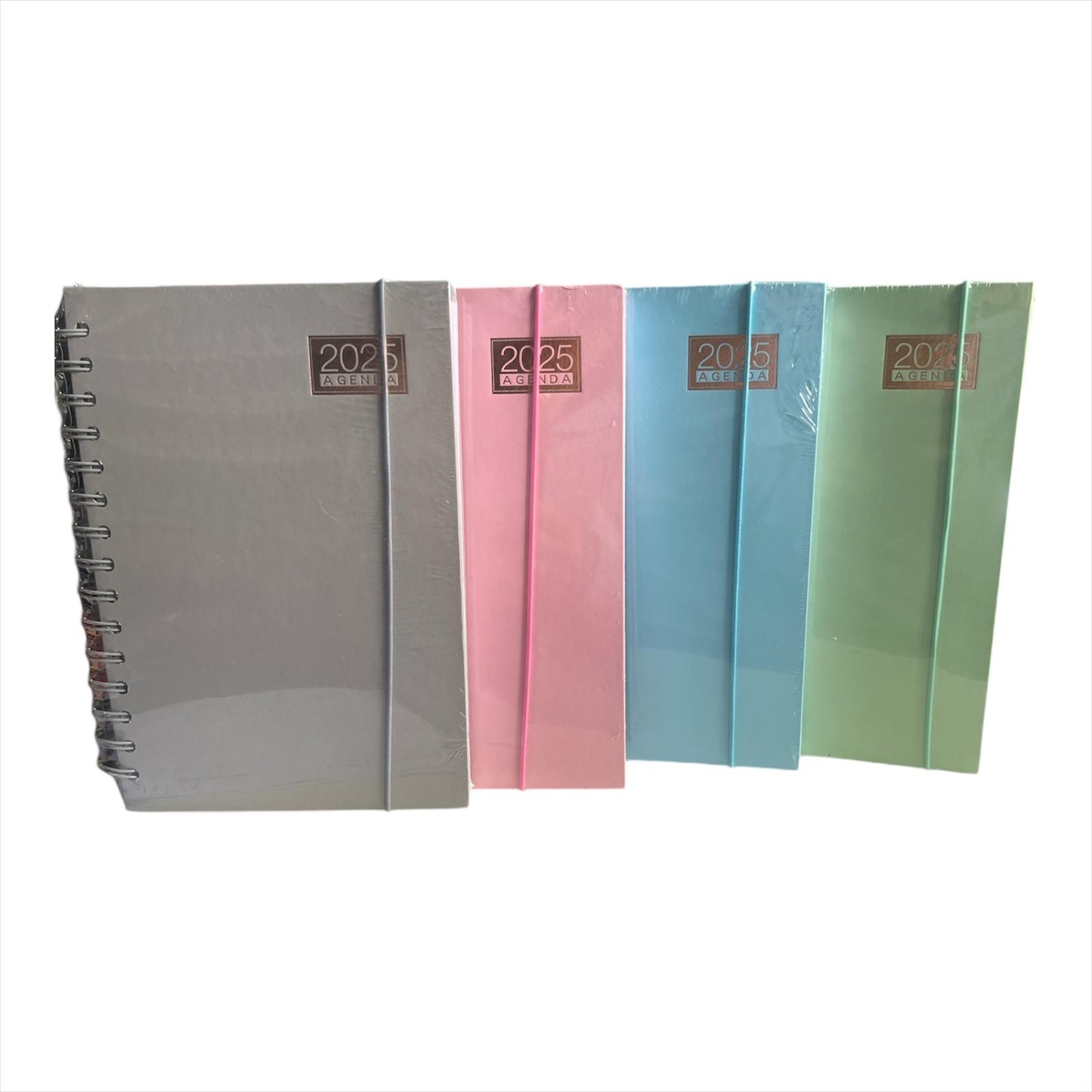 Agenda día a día tapa dura con espiral