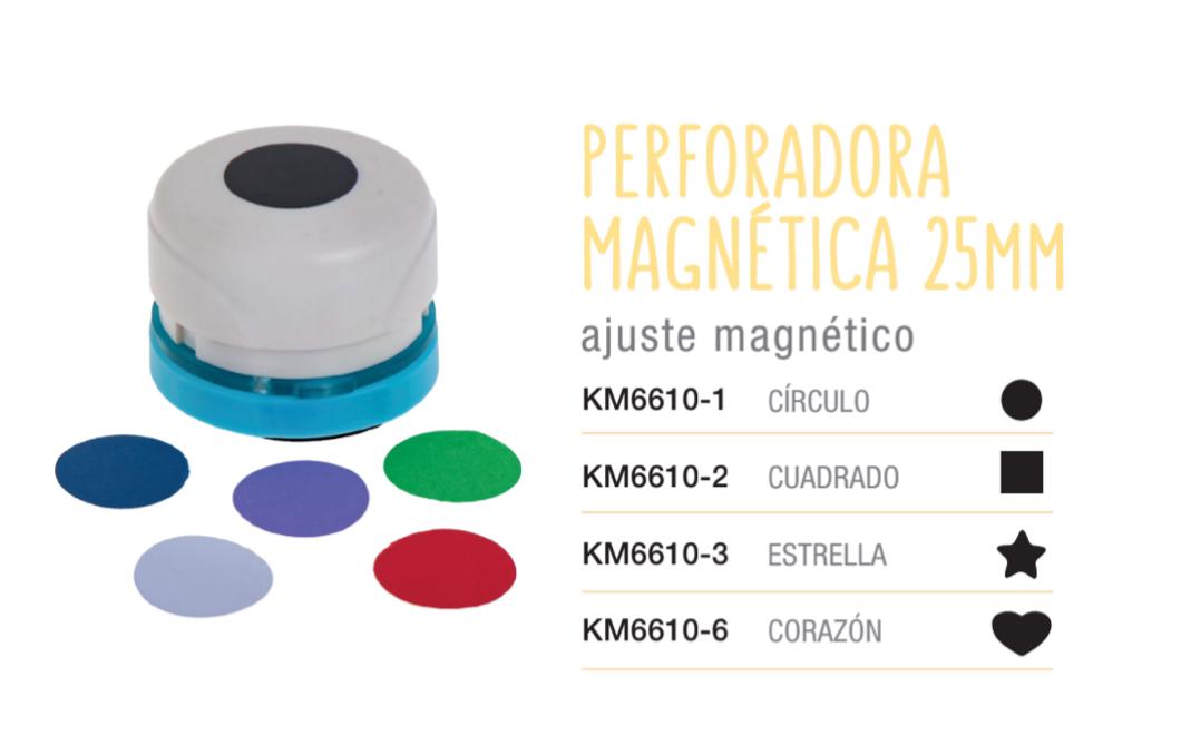 Perforadora magnética 25mm, círculo