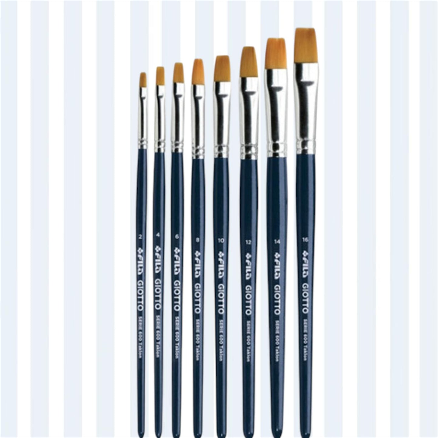 Pincel Giotto chato N° 14