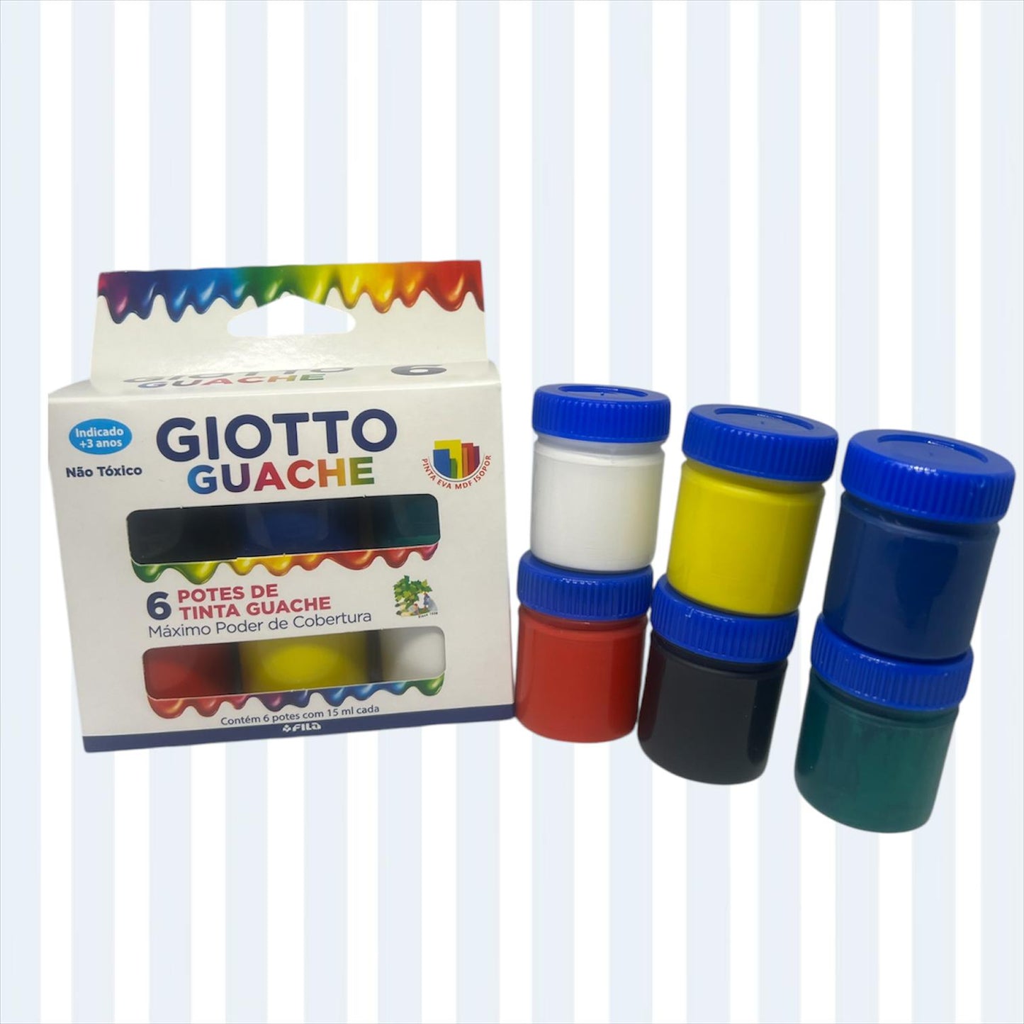 Temperas Giotto 15ml cajita x 6