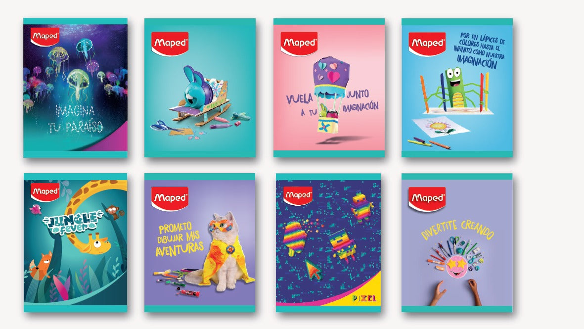 Cuaderno Maped de 96 hojas Rayado