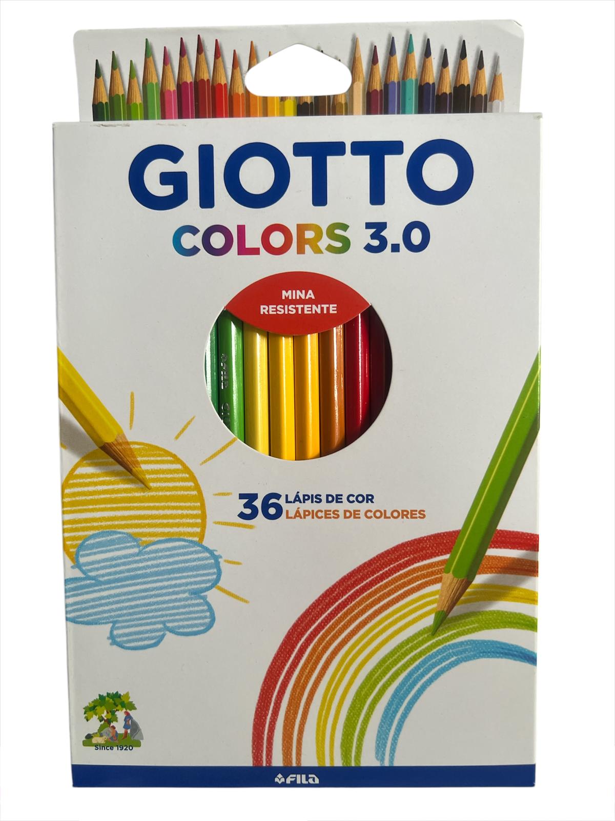 Lápices de colores Giotto colors 3.0 x 36