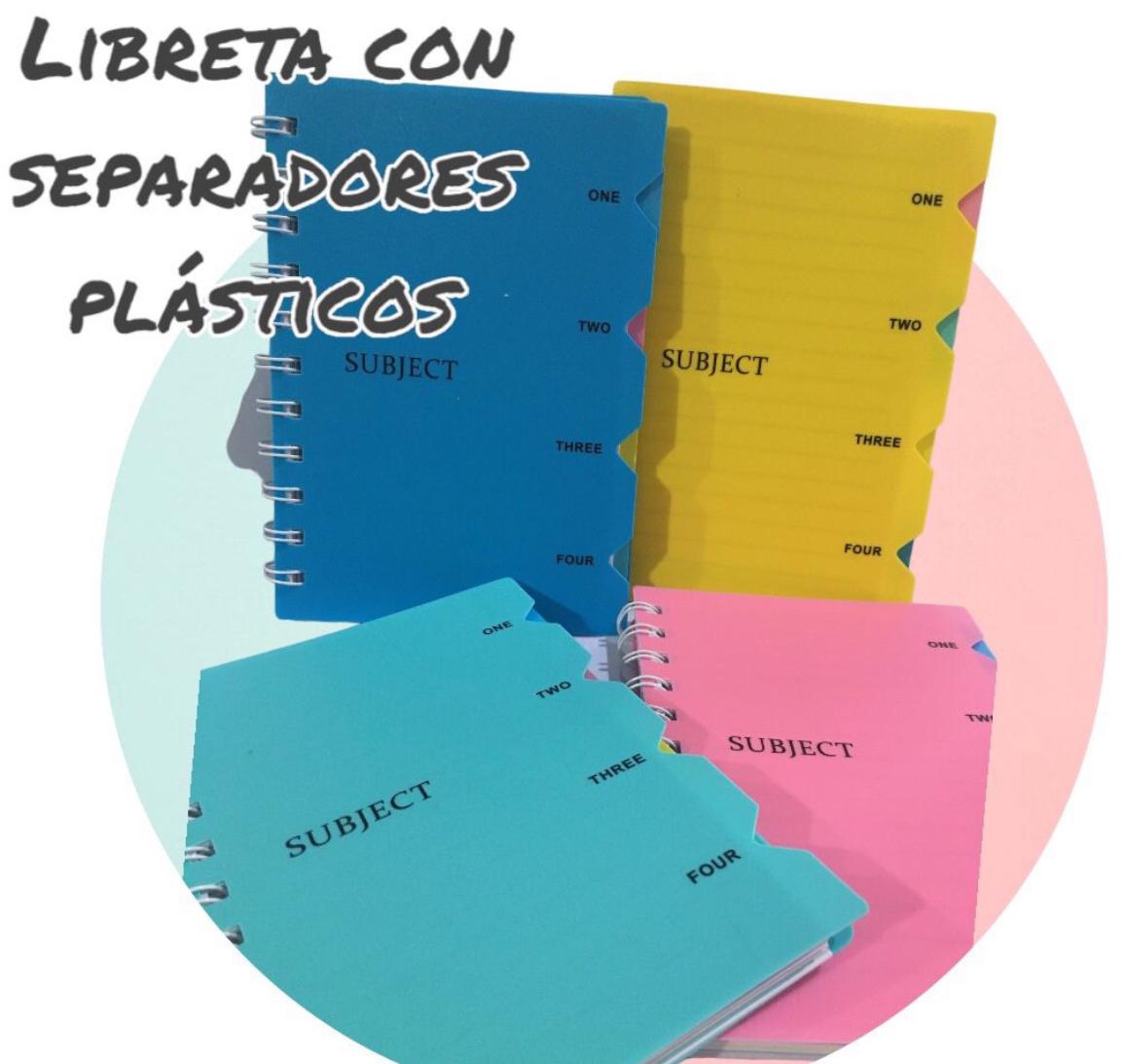 Libreta A5 con Espiral y Divisiones