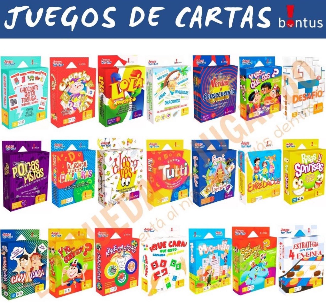 Juegos Bontus en caja
