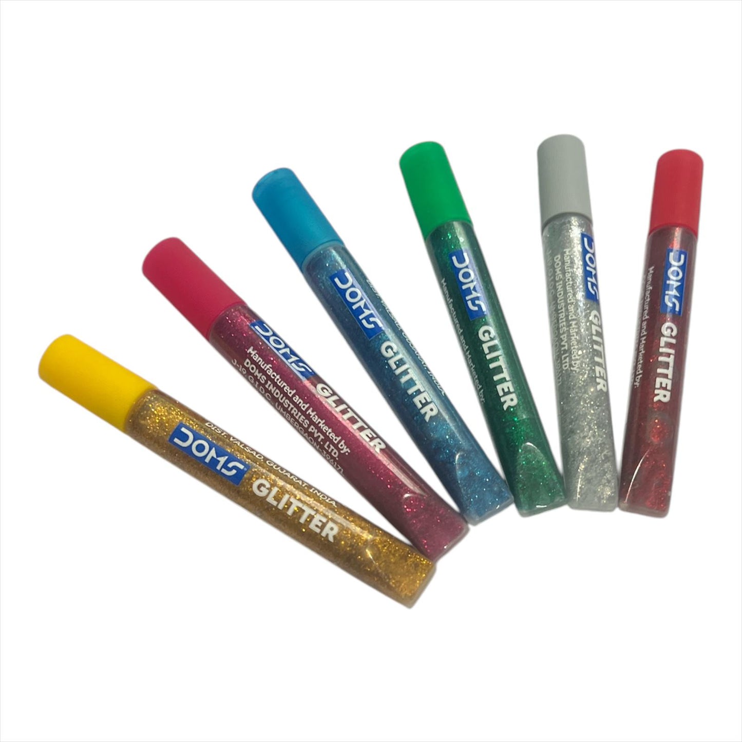 Adhesivo con brillantina Doms x 3 Colores