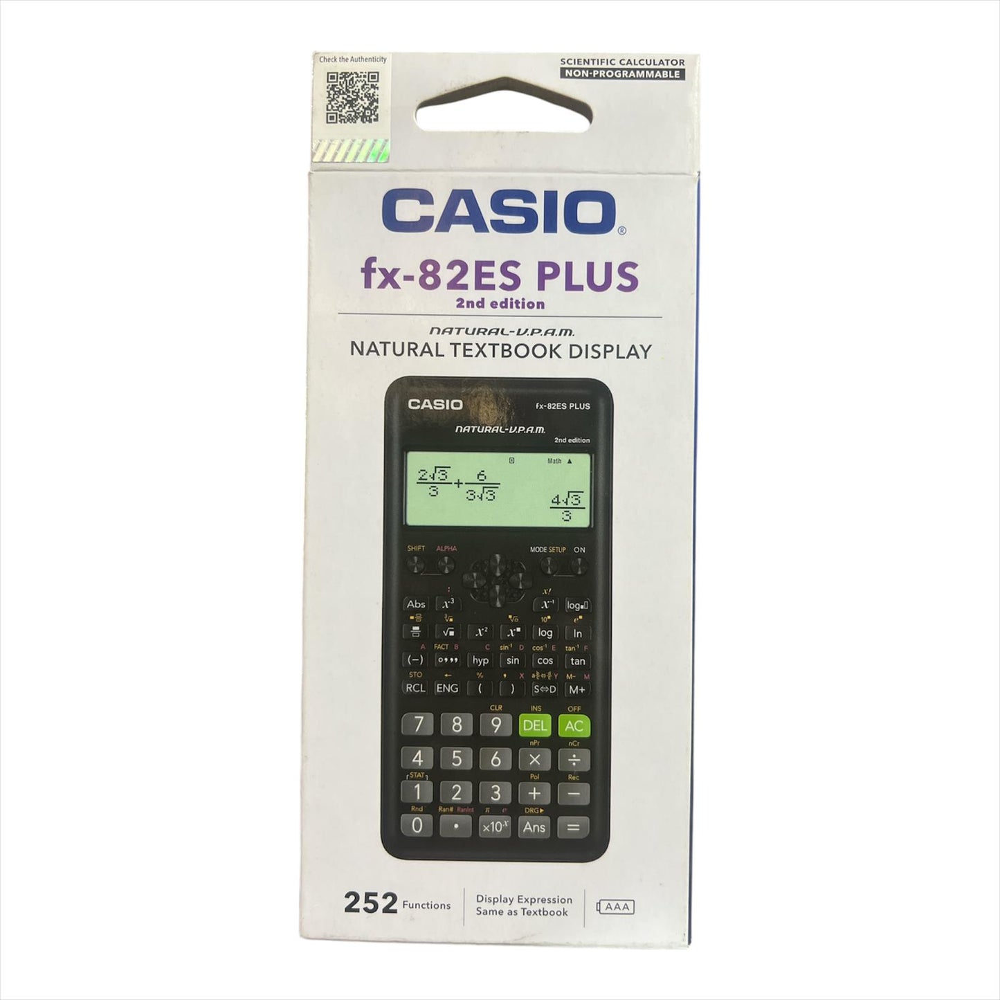 Calculadora Casio Científica Fx 82 ES Plus