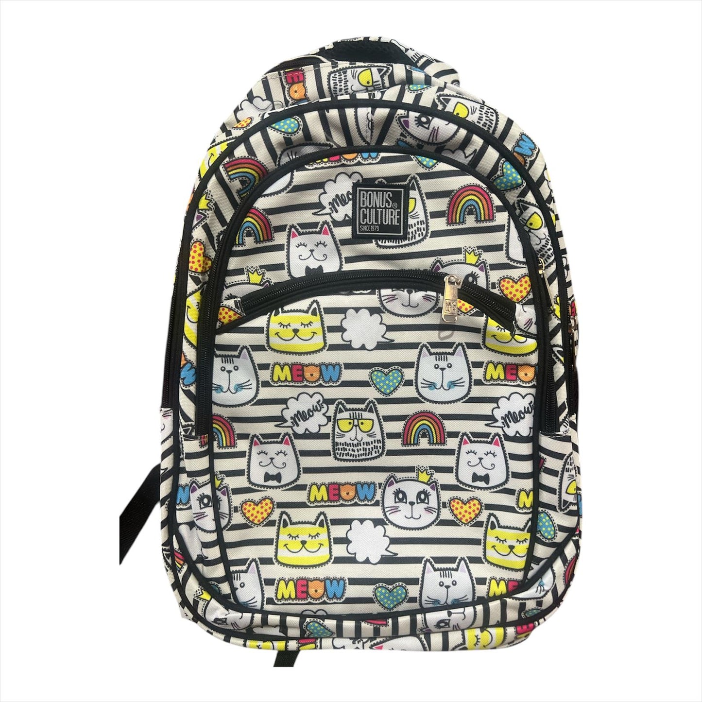 Mochila Bonus Culture 2 Reparticiones y bolsillo delantero