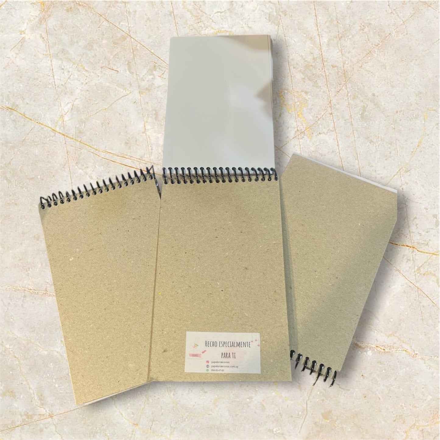 Libreta Scketchbook 11cm x 18cm x 80 hojas de 120g