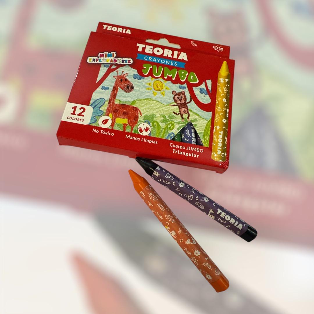Crayones Triangulares Teoría Jumbo x 12