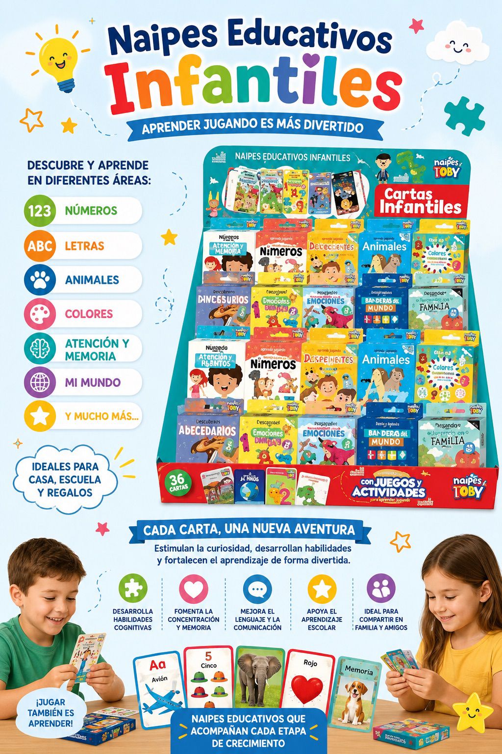 Naipes Infantiles Educativos