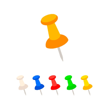 Alfileres de Colores para Cartelera