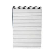 Block Rayado con Espiral A4