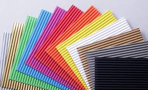 Carton Corrugado de Colores A4 x 6