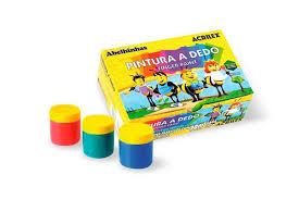 Dactilopintura Acrilex x 6 colores