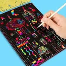 Papel para esgrafiado x 10 hojas