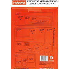 Etiquetas Rotola caja x 30 planchas