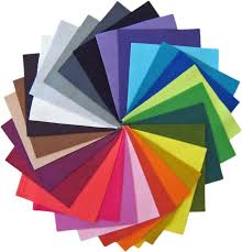 Fieltro de colores x 7