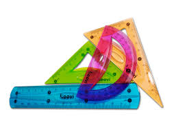 Juego de Geometría Flexible 30cm 4 Piezas