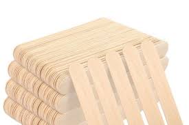 Palitos de Helado, madera natural x 50