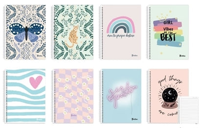 Cuadernola Ilustra 80 hojas, tapa flexible
