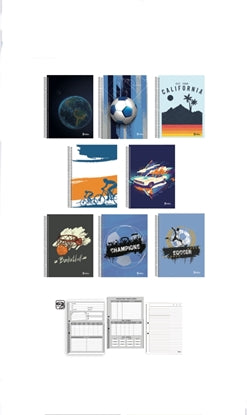 Cuadernola Ilustra Super Tapa Dura 96 hojas