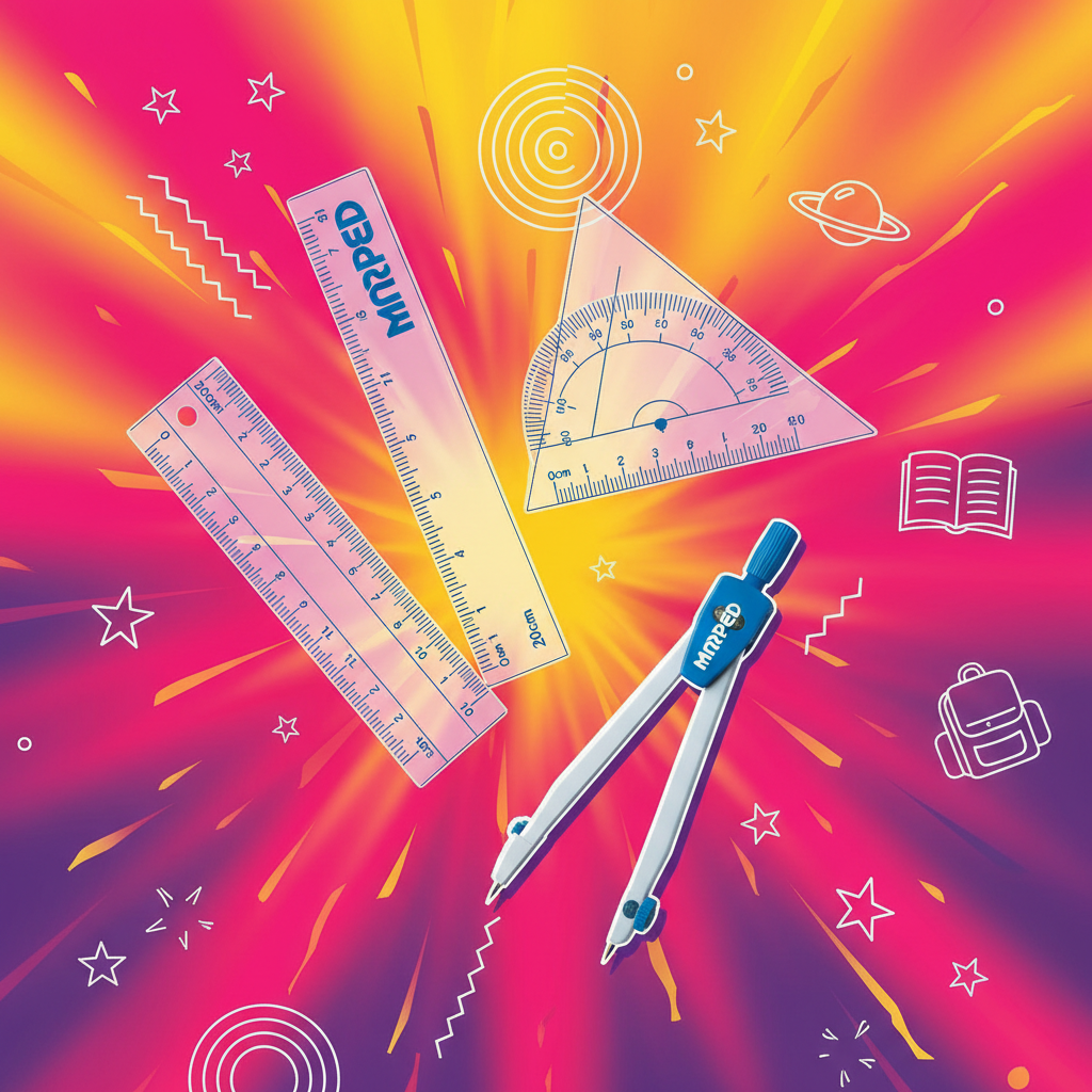 Juego de geometría Maped de 20cm