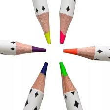 Lápices de Colores Mooving Flúo x 6
