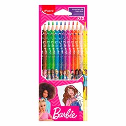 Lápíces de Colores Maped Barbie x 12