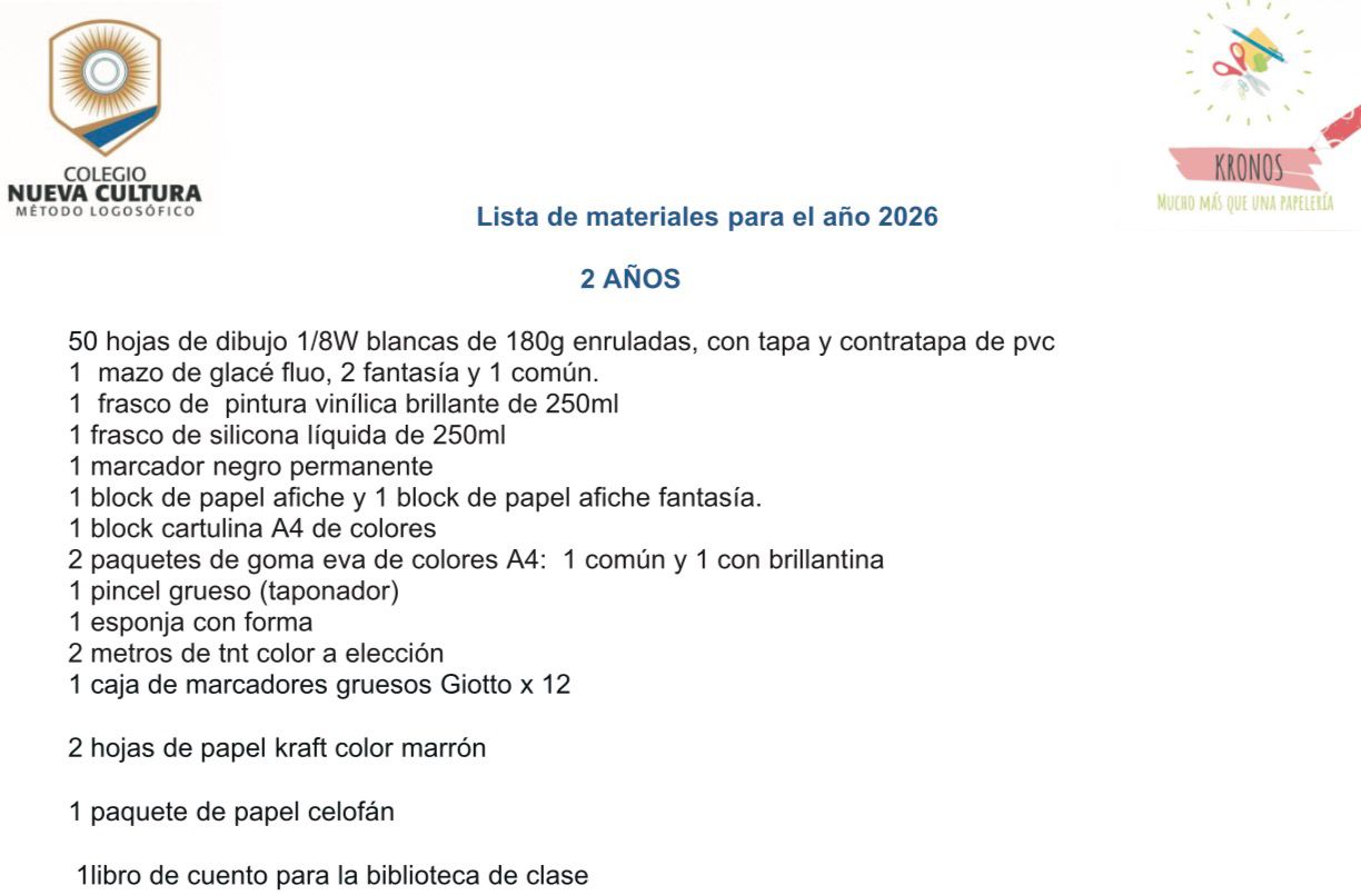 Materiales Completa Nueva Cultura 2026 Nivel 2 Años